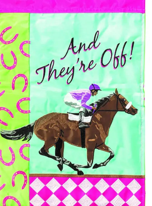 Flag Derby And Theyre Off Dicksons Inc