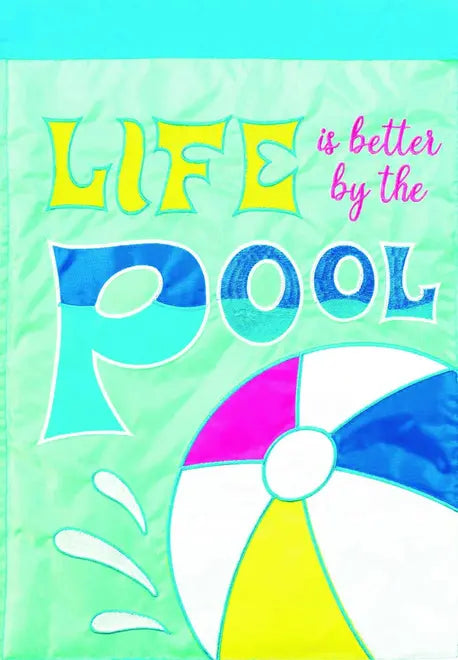 Flag Life Is Better By The Pool Dicksons Inc