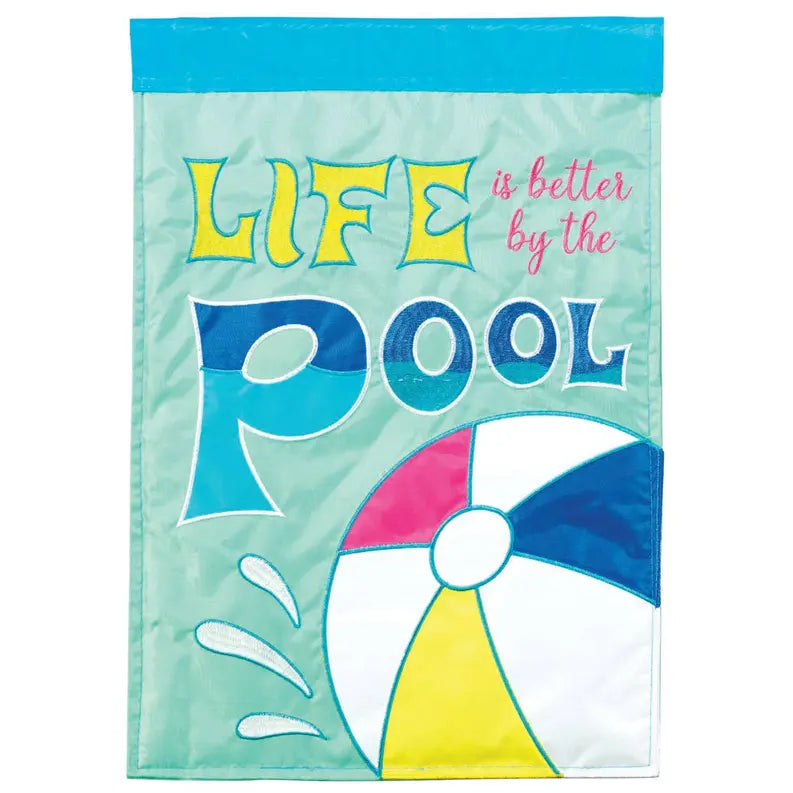Flag Life Is Better By The Pool Dicksons Inc