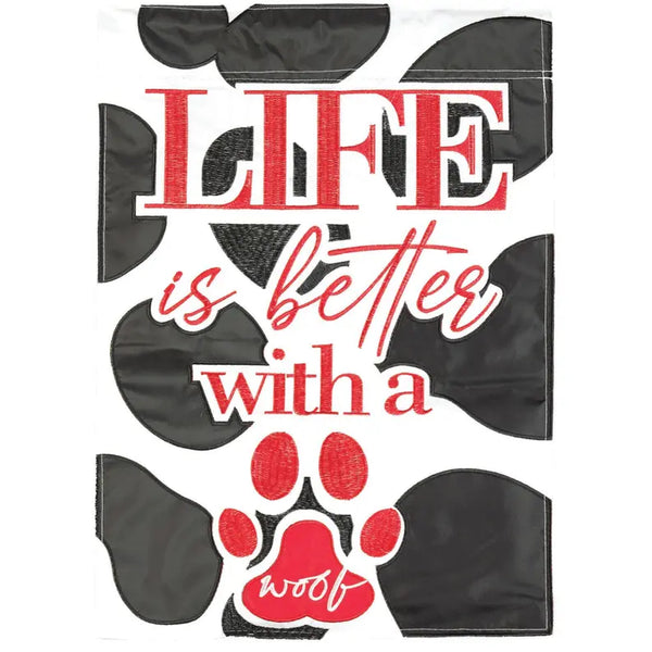 Flag Life Is Better With A Dog Dicksons Inc