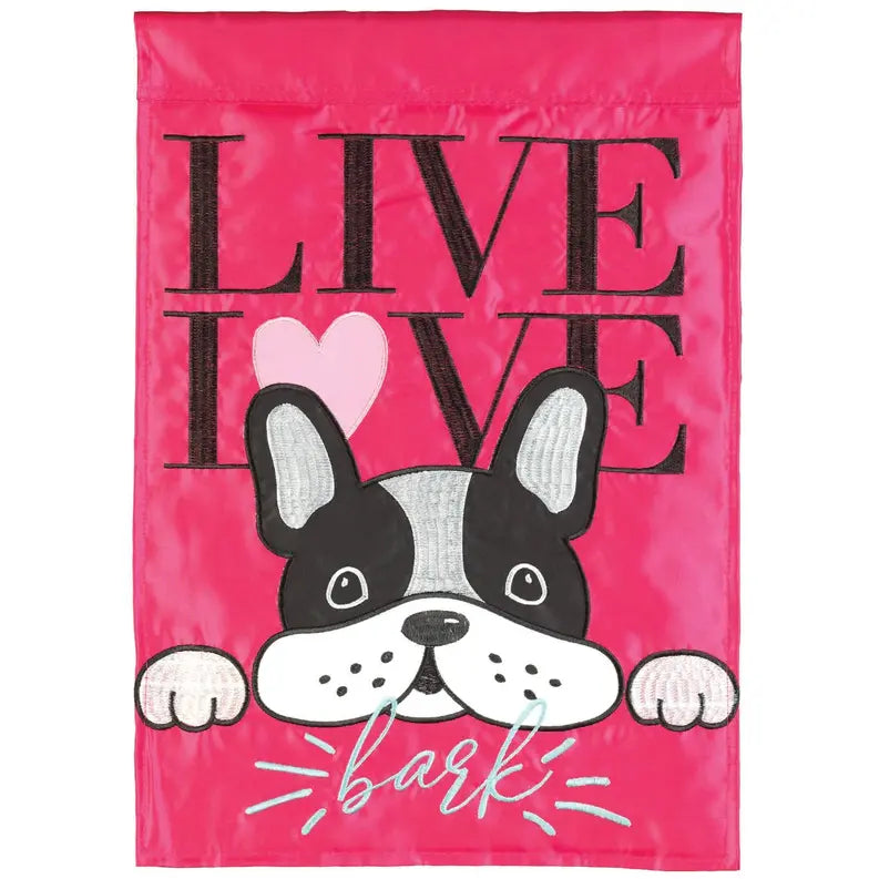 Flag Live Love Bark Polyester Dicksons Inc
