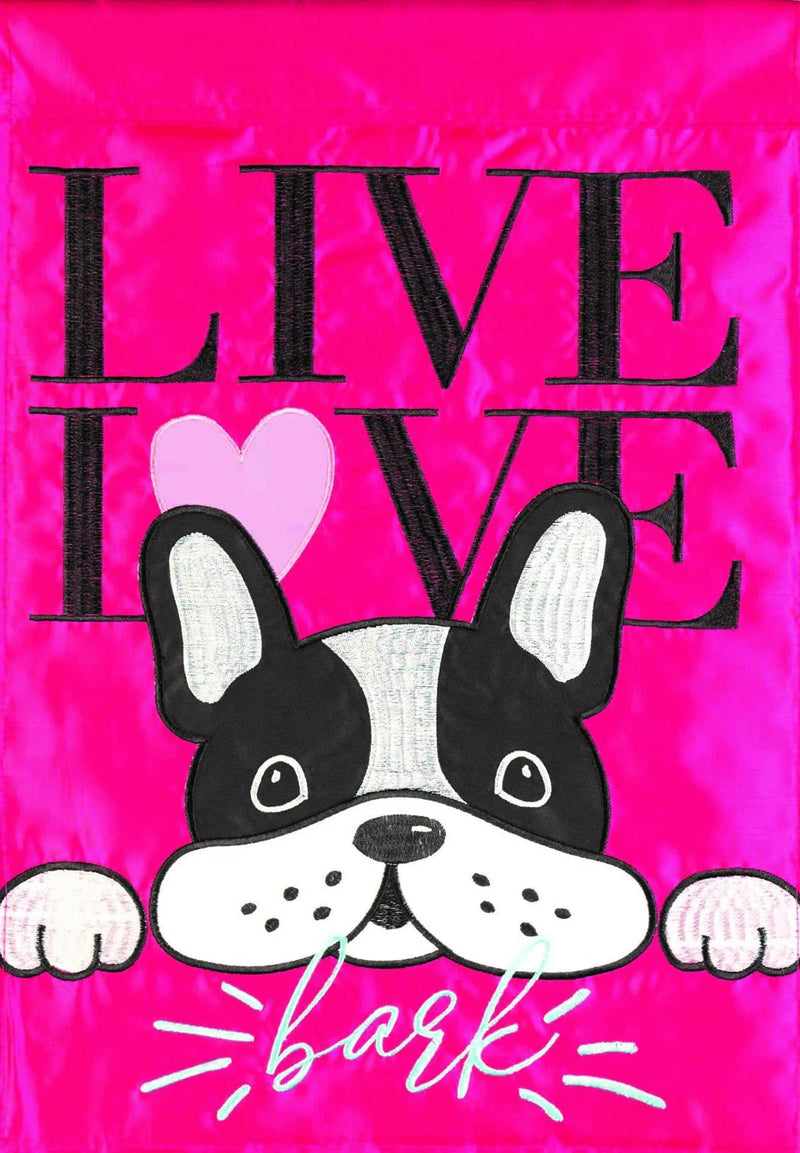 Flag Live Love Bark Polyester Dicksons Inc