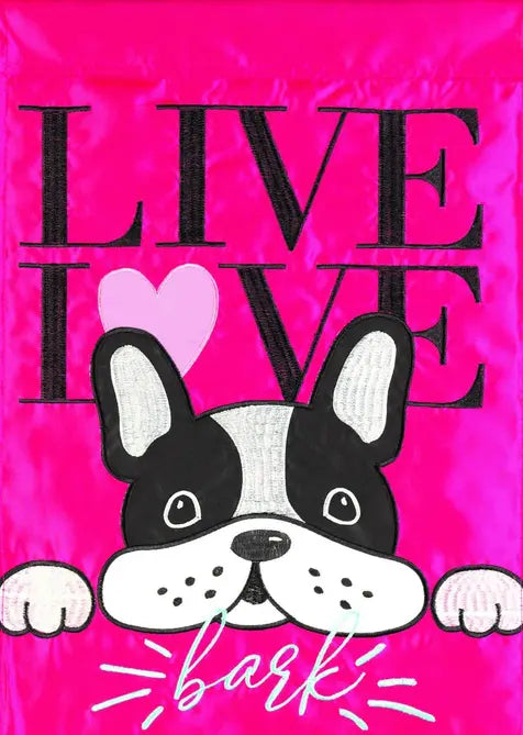 Flag Live Love Bark Polyester Dicksons Inc