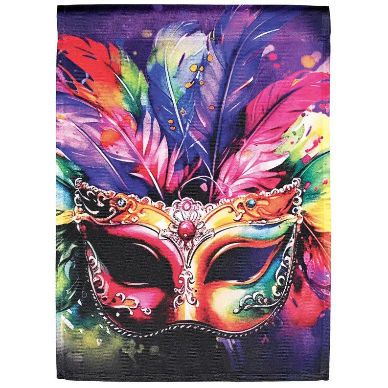 Flag Mardi Gras Mask 30x44 Dicksons Inc