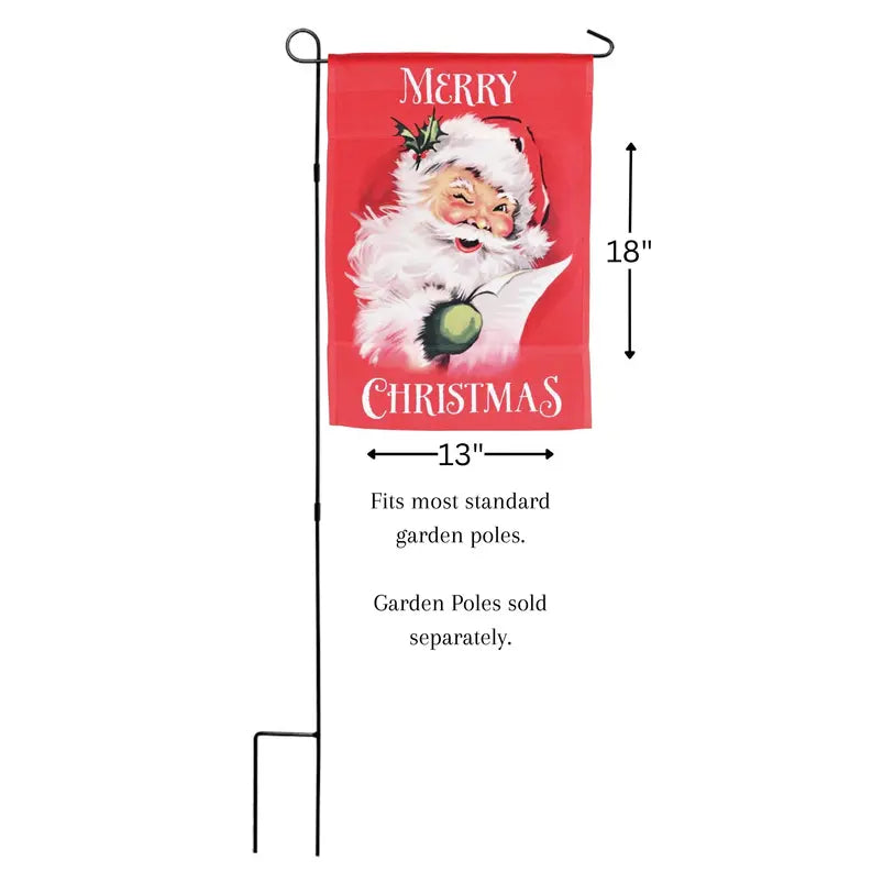 Flag Merry Christmas Santa 13x18 Dicksons Inc
