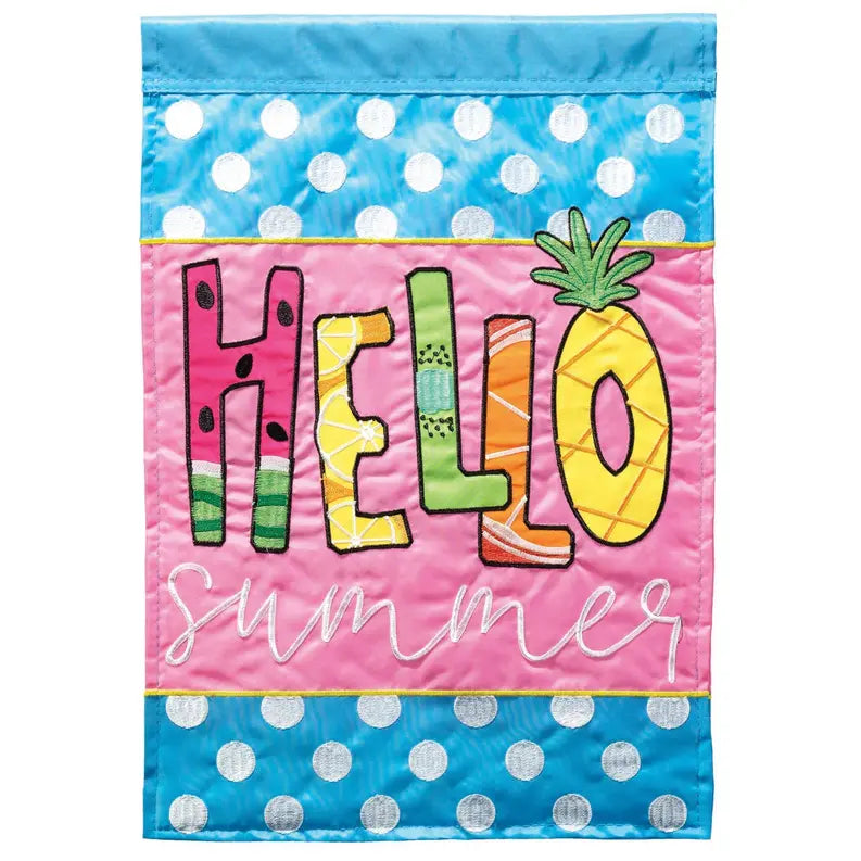 Flag Pineapple Hello Summer Dicksons Inc