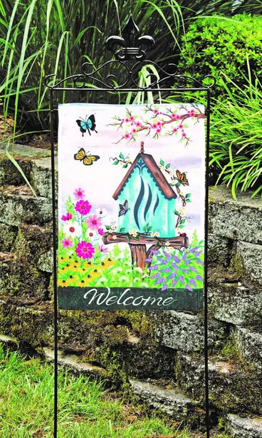 Flag Welcome Butterfly House Dicksons Inc