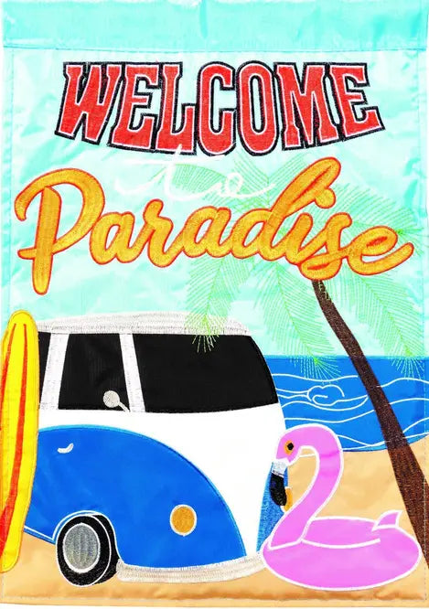 Flag Welcome To Paradise Dicksons Inc