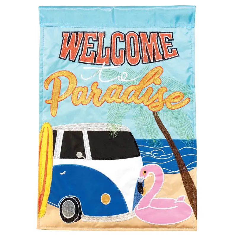 Flag Welcome To Paradise Dicksons Inc
