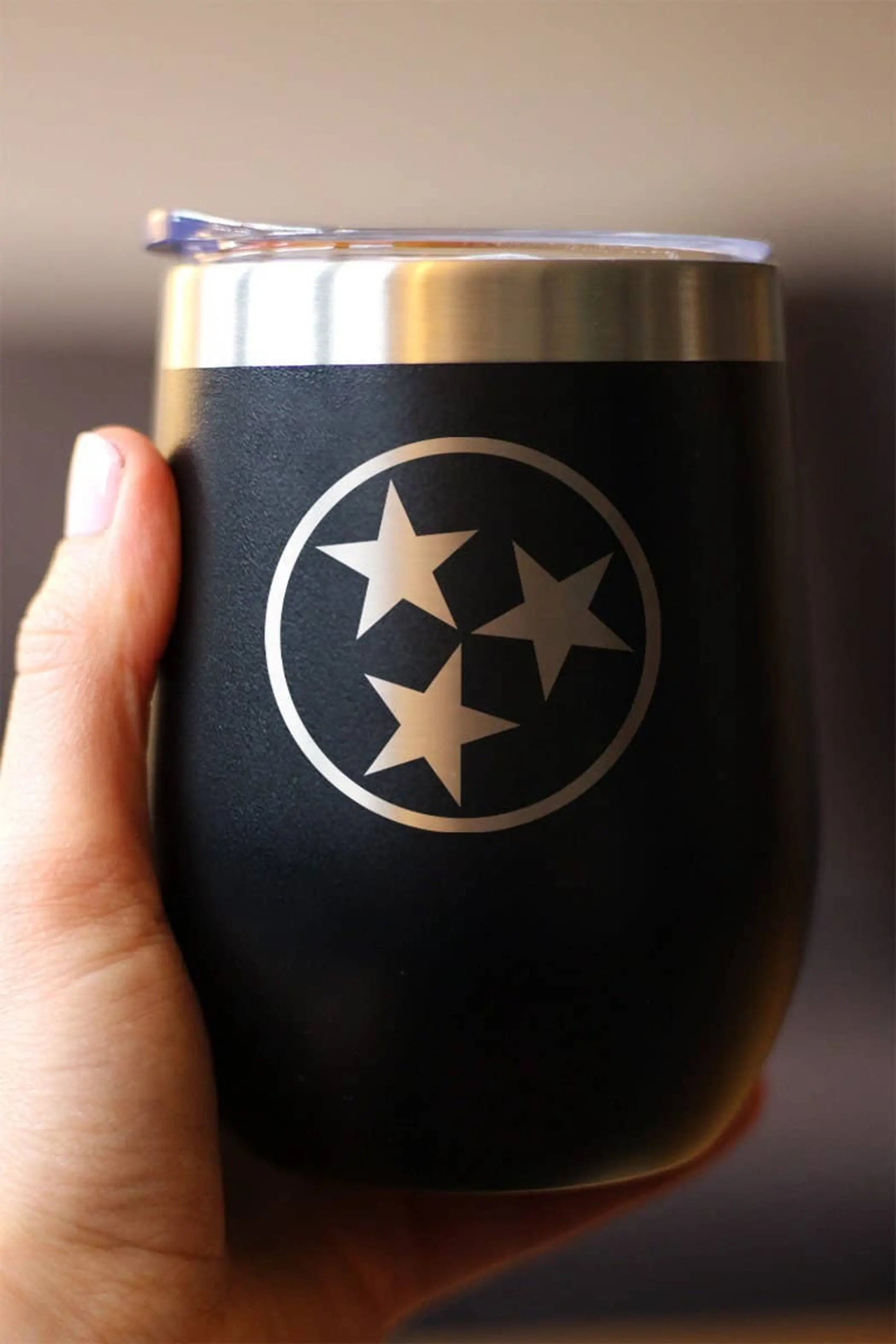 Flag of Tennessee Insulated Wine Tumbler - Tennesseans Gifts Bevvee