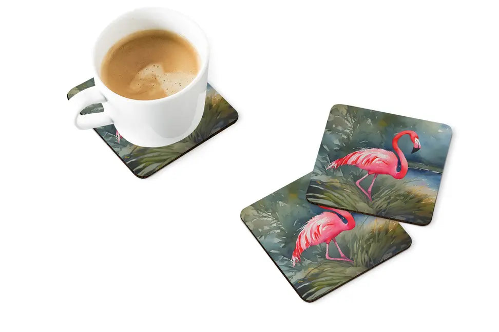 Flamingo Pair of Pot Holders Caroline's Treasures