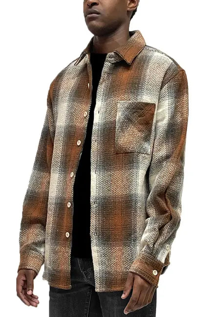Flannel Combo Shacket WEIV