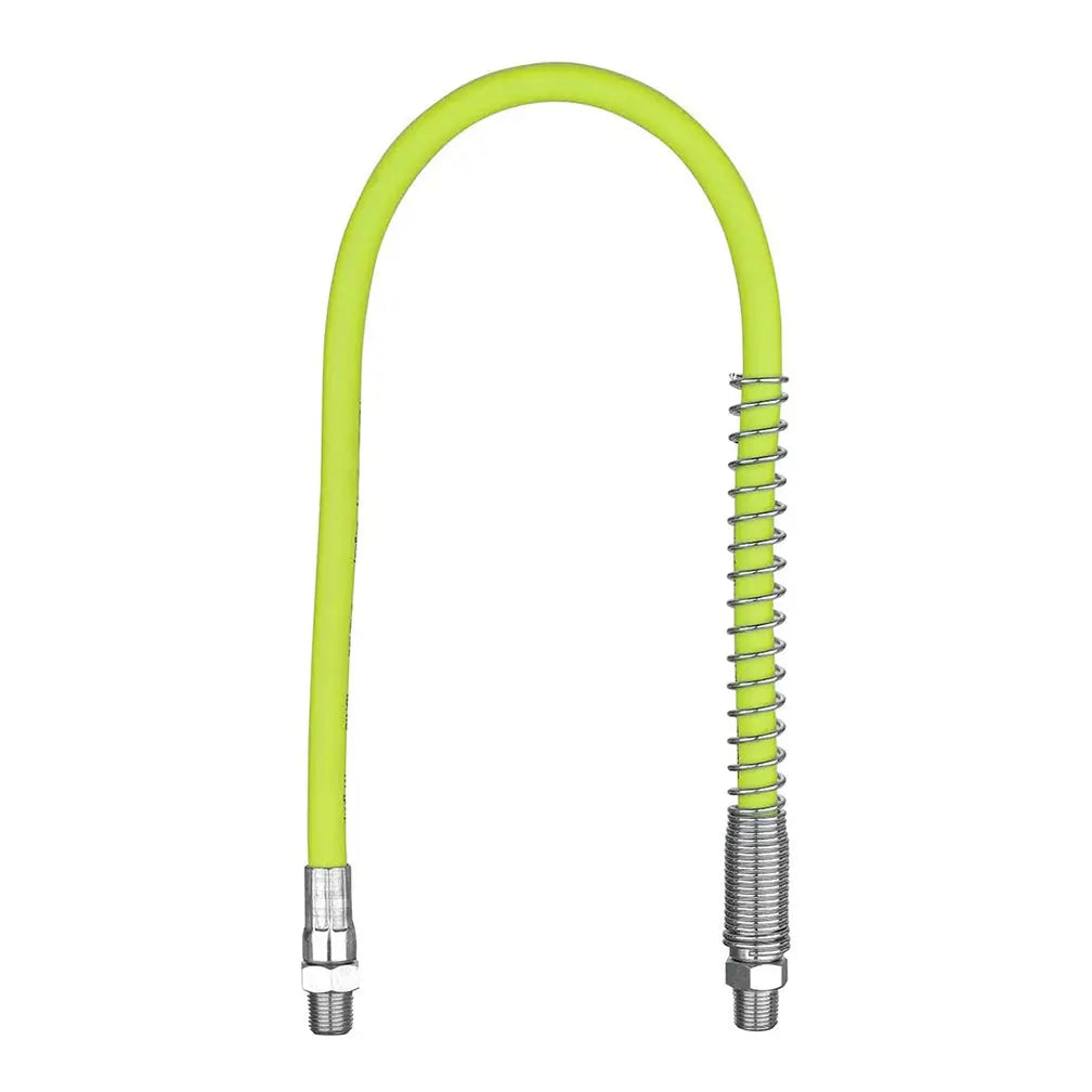 Flexzilla Grease Hose With Spring Guard 1/8" X 18" With 1/8" Mnpt Ends FLEXZILLA