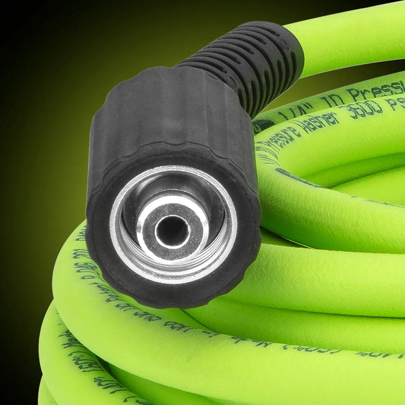 Flexzilla Pressure Washer Hose 1/4" X 50" With M22 Fittings FLEXZILLA