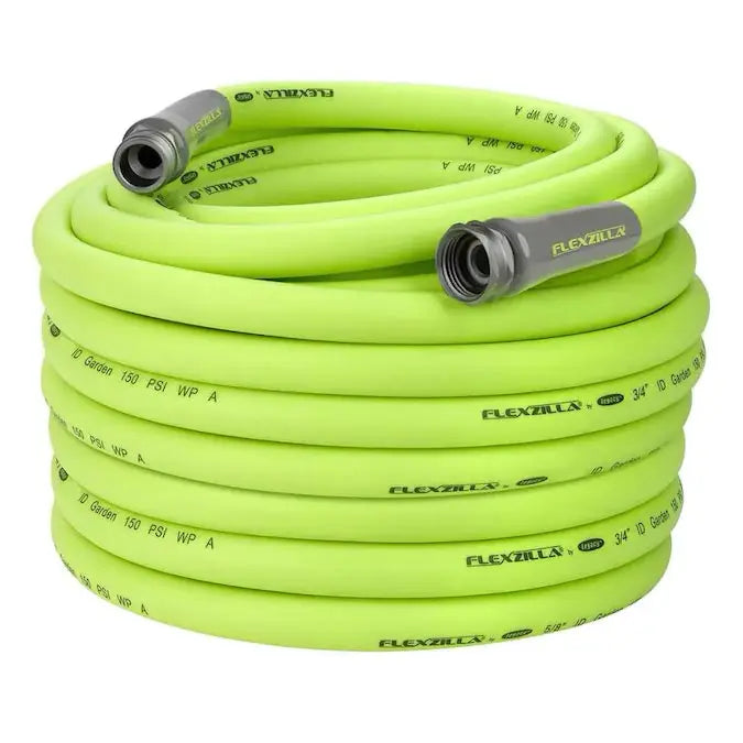 Flexzilla® Garden Hose 3/4" X 100' 3/4" - 11 1/2 Ght Fittings Zillagreen® FLEXZILLA