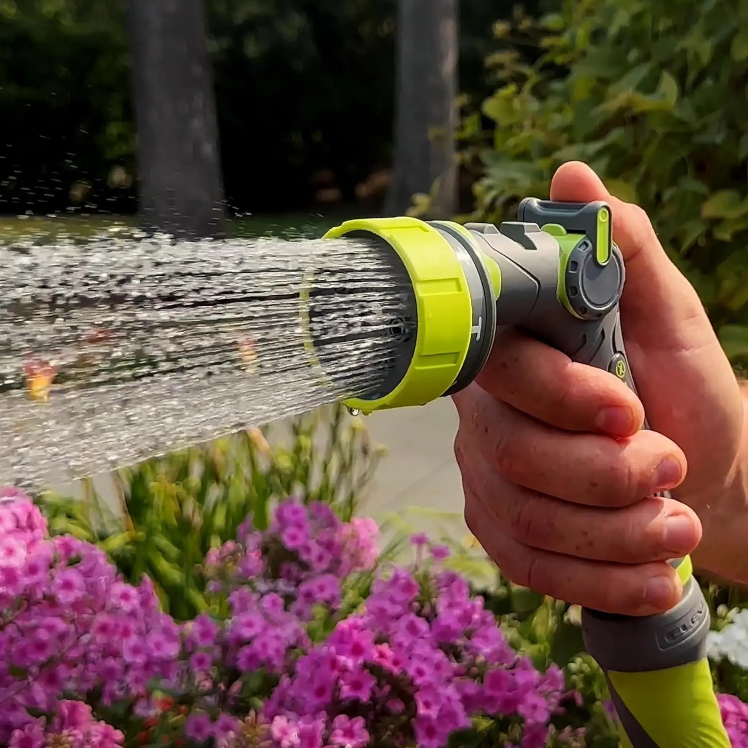 Flexzilla® Heavy Duty 7-pattern Adjustable Flow Garden Hose Nozzle (boxed) FLEXZILLA