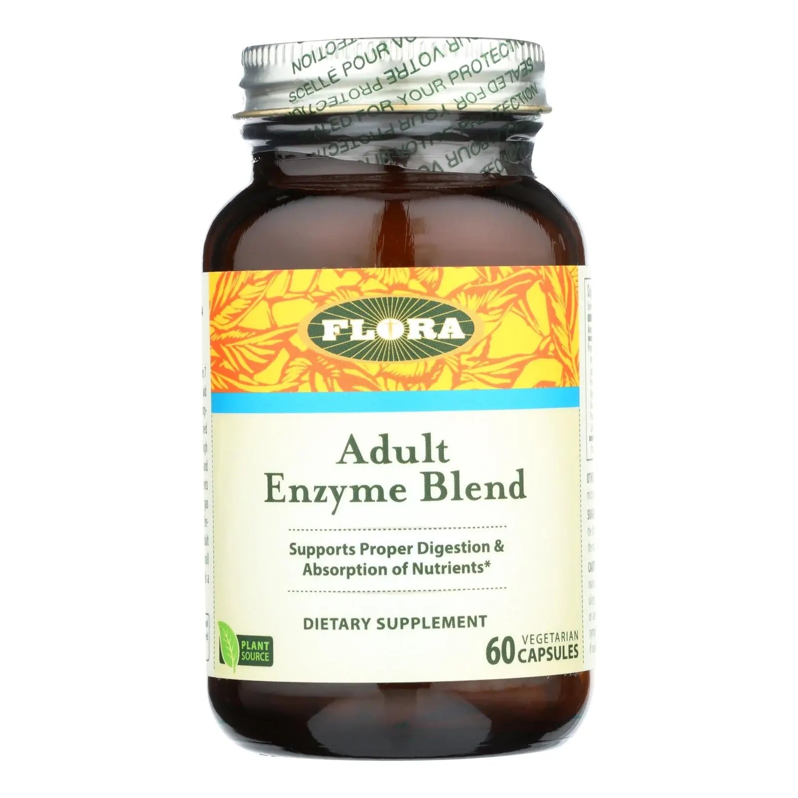 Flora - Enzyme Blend Adult - 1 Each-60 Vcap Flora