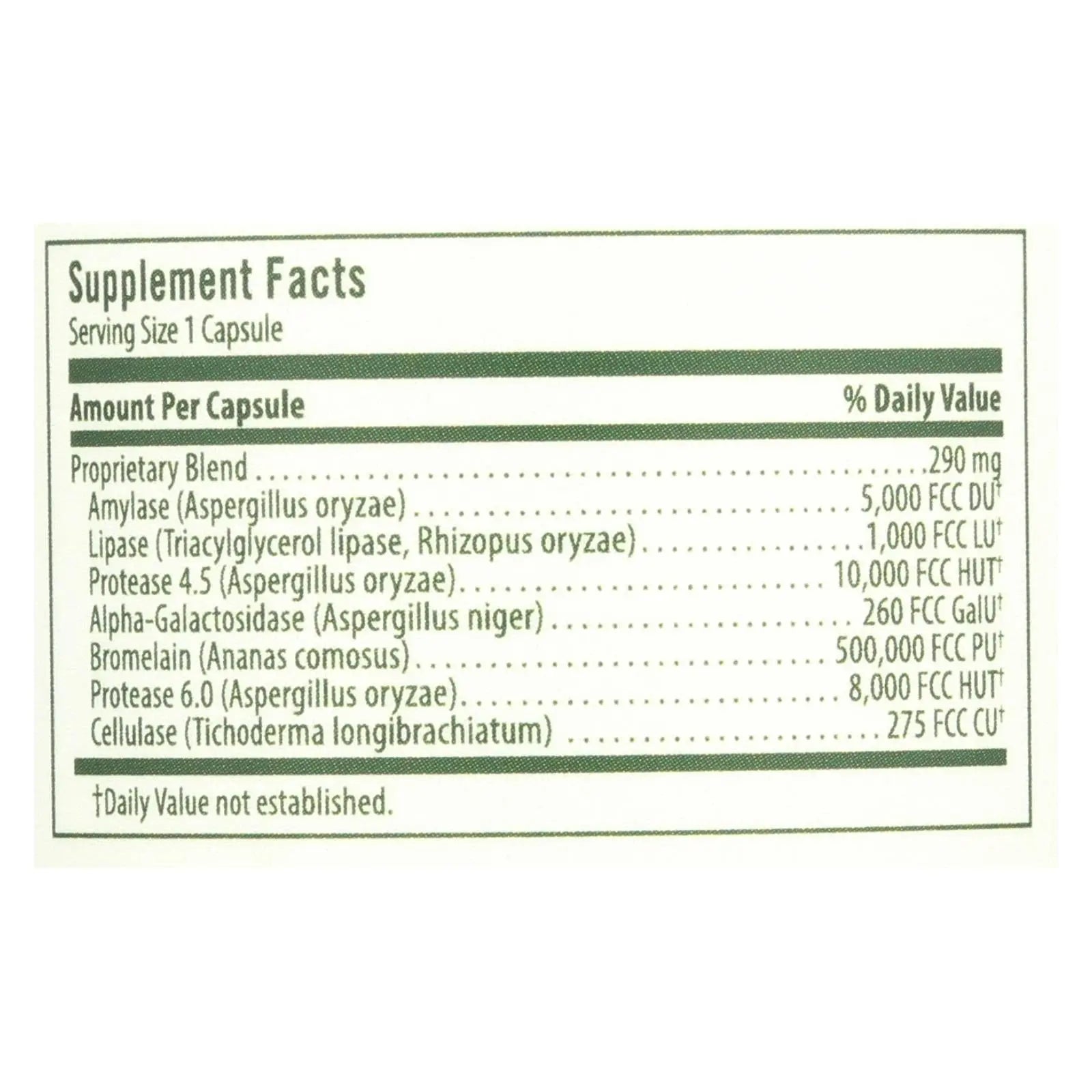 Flora - Enzyme Blend Adult - 1 Each-60 Vcap Flora