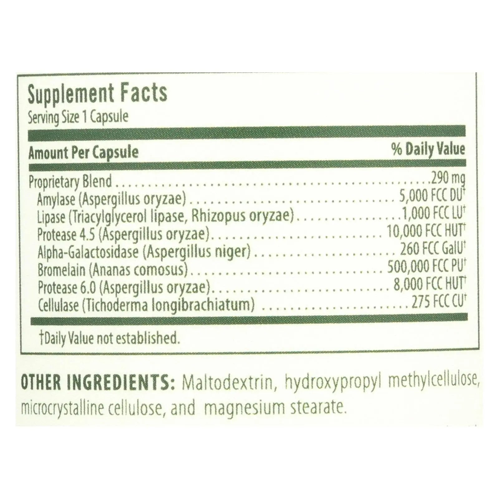 Flora - Enzyme Blend Adult - 1 Each-60 Vcap Flora