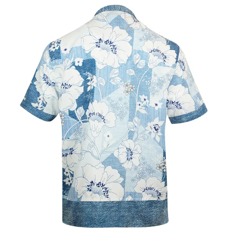 Floral Denim Gravity Homme