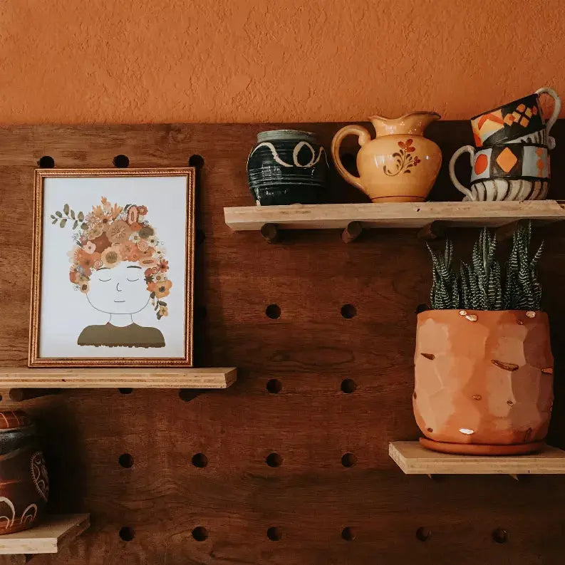 Floral Lady The Crafted Prints