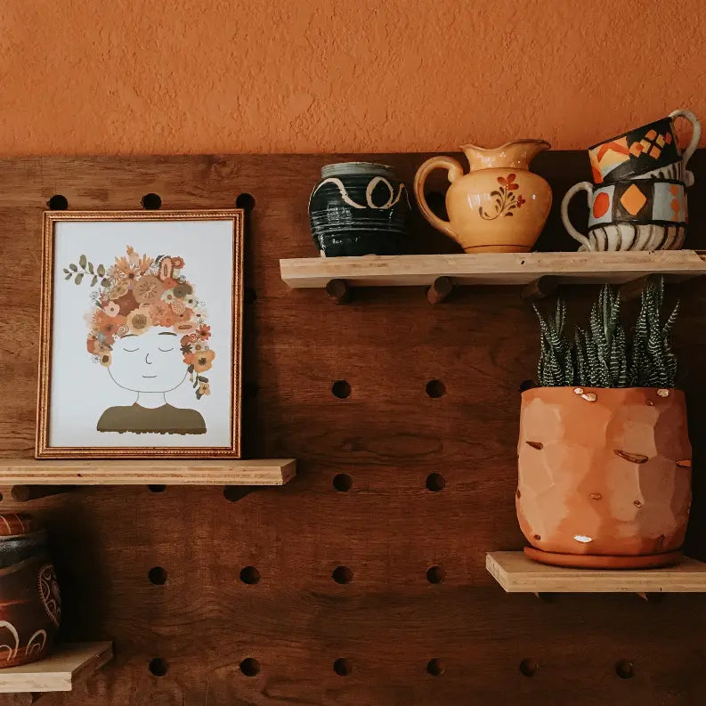 Floral Lady The Crafted Prints