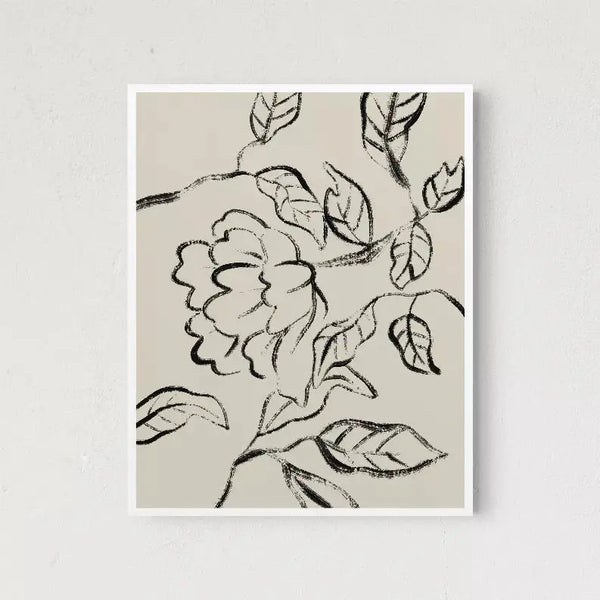 Floral Lines The Crafted Prints