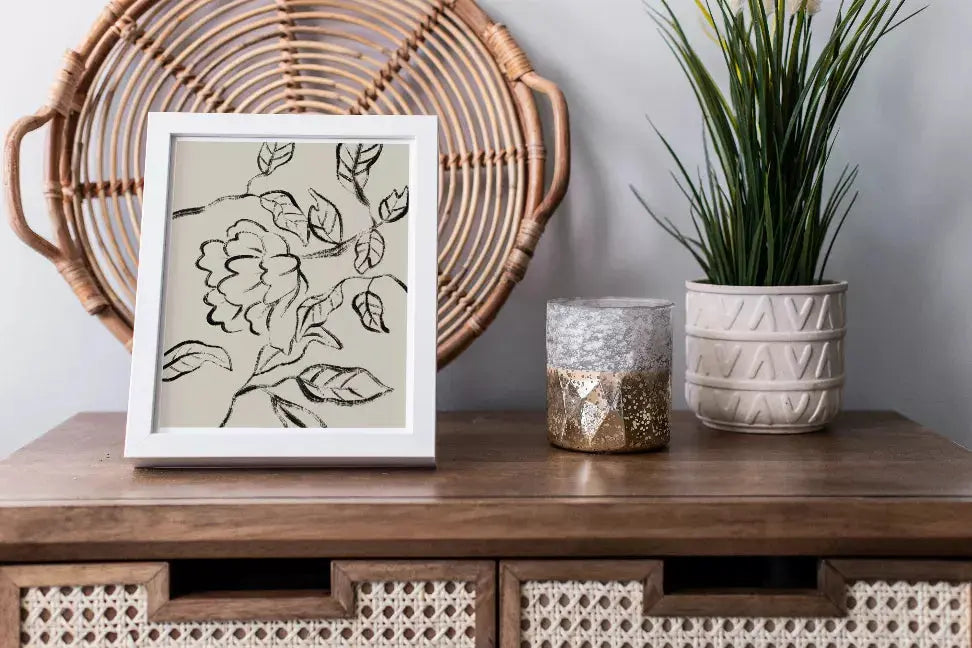 Floral Lines The Crafted Prints