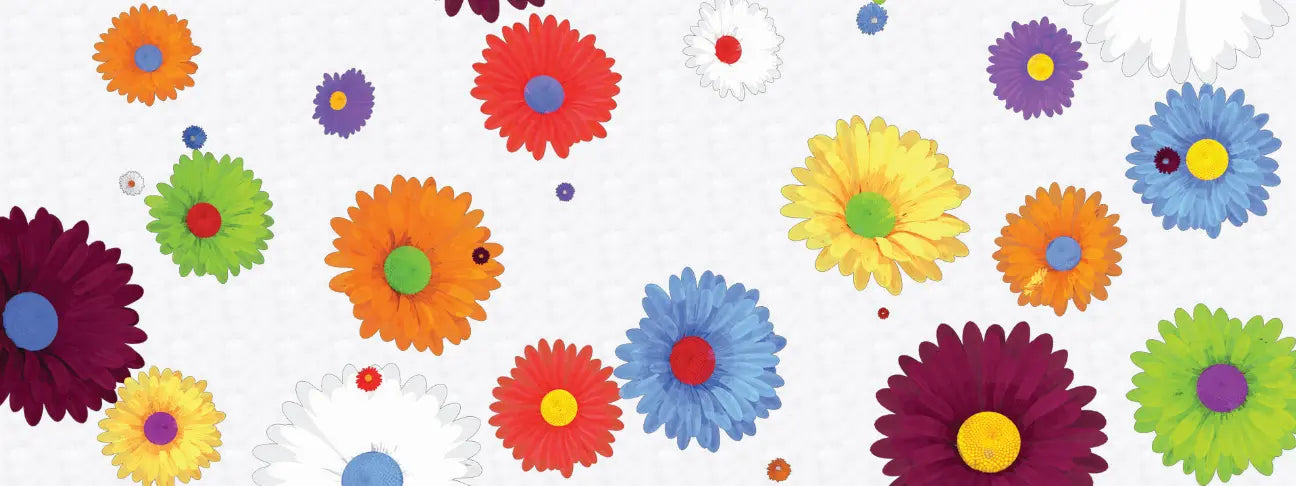 Flowers - Motion Bookmark/ 6" Ruler Moovie Studio