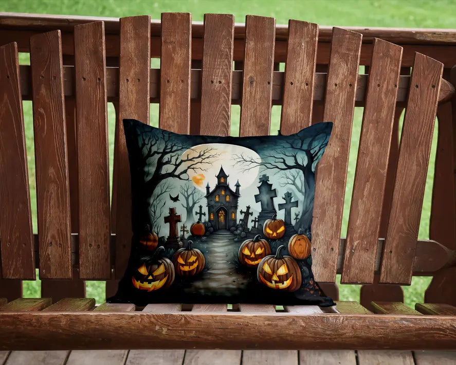 Flying Witch Spooky Halloween Pair of Pot Holders Caroline's Treasures