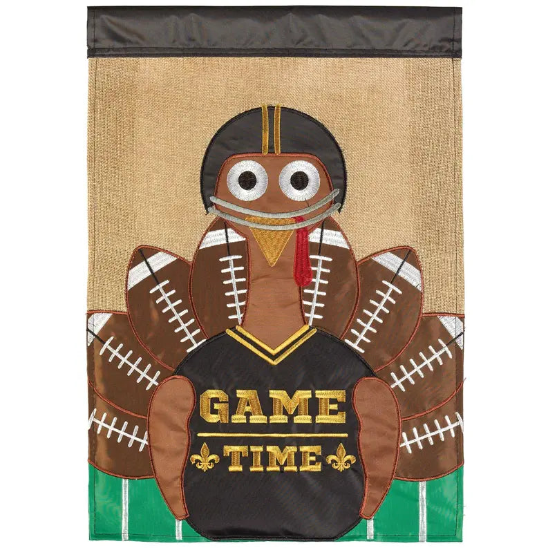 Football Turkey -N- Fld Flag Dicksons Inc