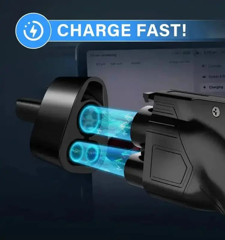 For Tesla American Standard DC Fast Charging Converter Tesla Converter CCS1 Converter CCS1 to Tesla charging head adapter GreatEagleInc