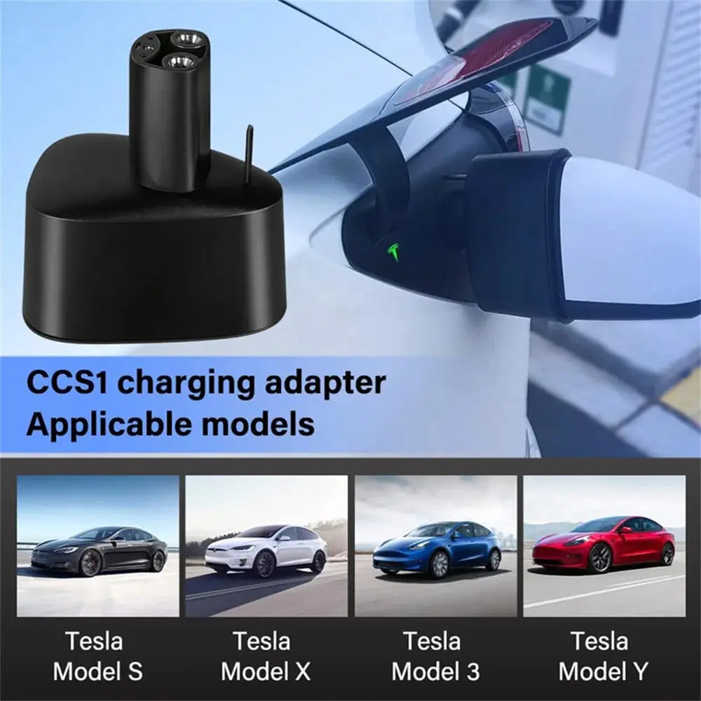 For Tesla American Standard DC Fast Charging Converter Tesla Converter CCS1 Converter CCS1 to Tesla charging head adapter GreatEagleInc