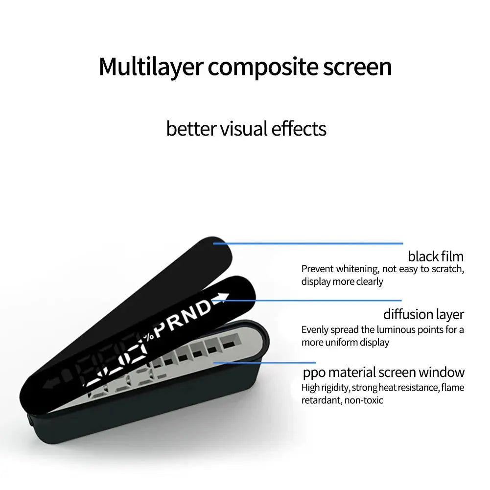 For Tesla Model Y HUD Head-up Display For Tesla Model 3 Dedicated Head-up Display Speedometer For TESLA Car Model 3 Accessiores GreatEagleInc