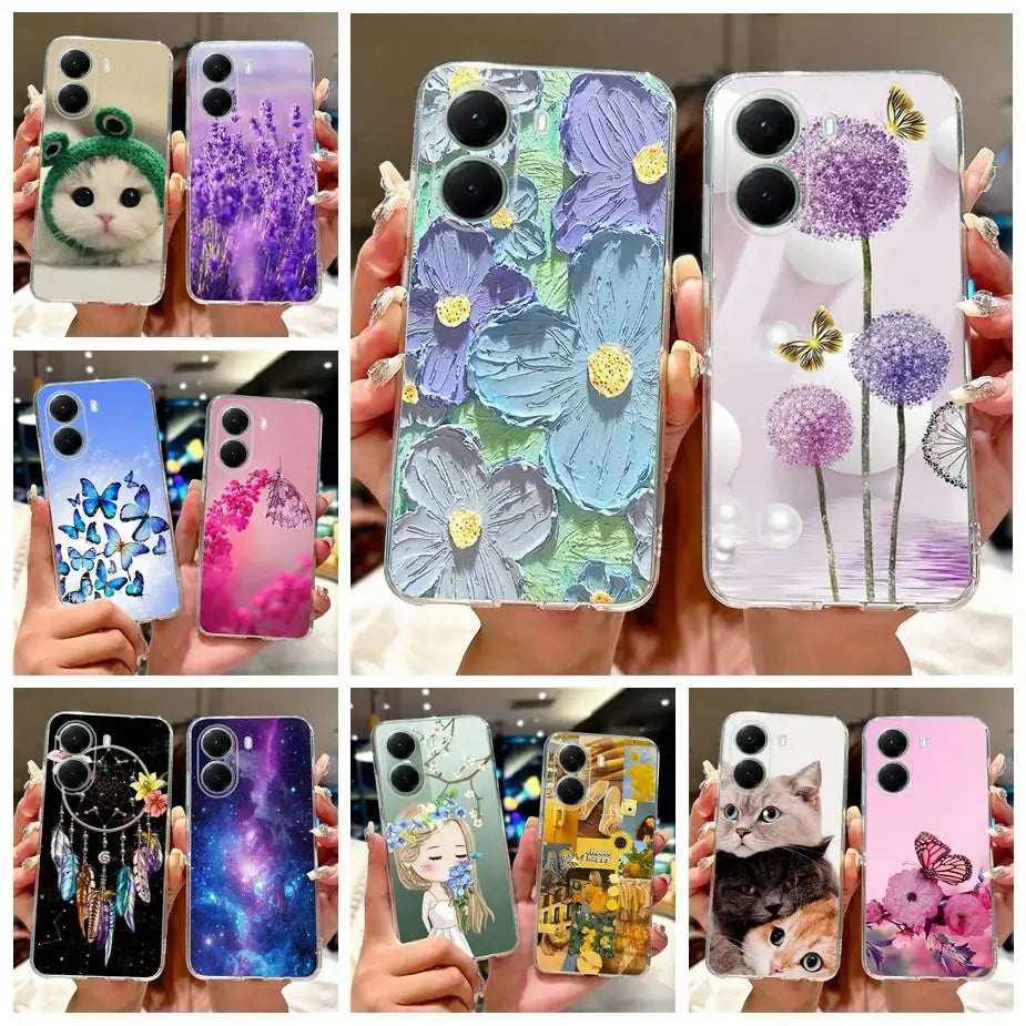 For Xiaomi Poco X7 Pro 5G Case Stylish Painted Cover Clear Silicone Phone Case For Xiaomi Poco X7 PocoX7 Pro X7Pro 5G Soft Shell GreatEagleInc