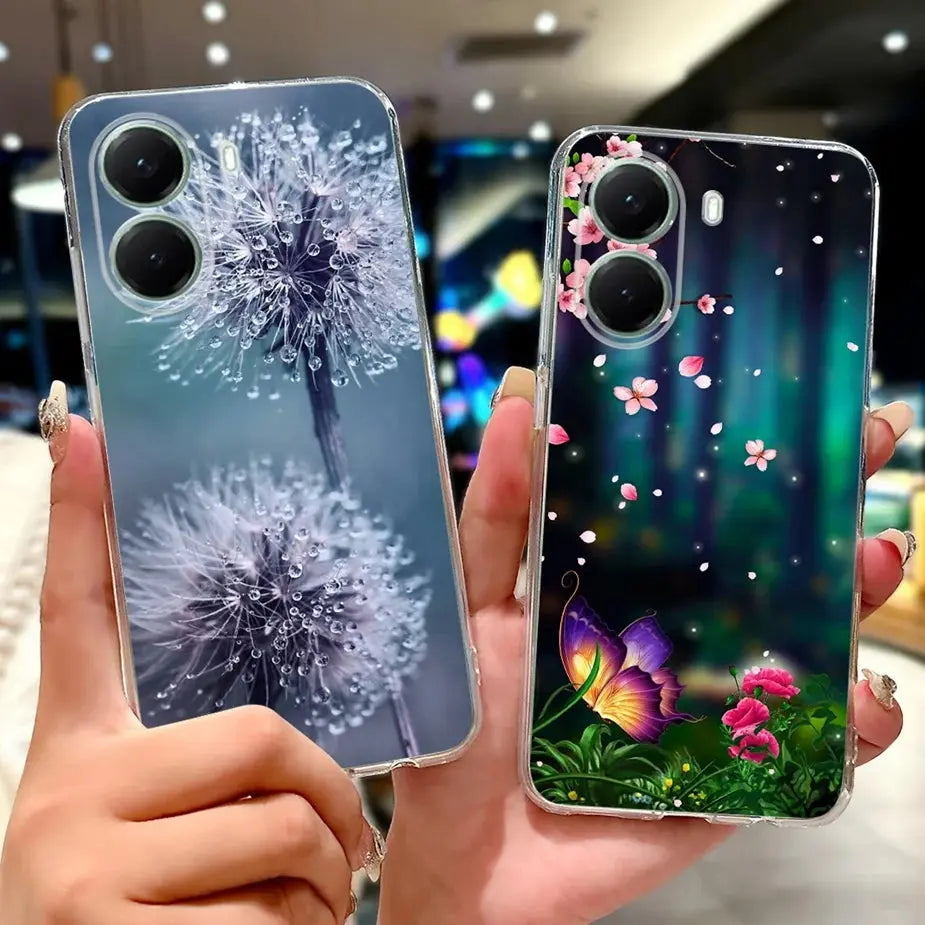For Xiaomi Poco X7 Pro 5G Case Stylish Painted Cover Clear Silicone Phone Case For Xiaomi Poco X7 PocoX7 Pro X7Pro 5G Soft Shell GreatEagleInc