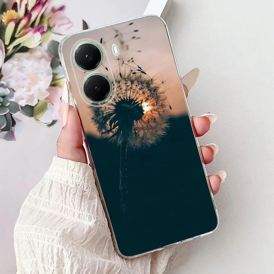 For Xiaomi Poco X7 Pro 5G Case Stylish Painted Cover Clear Silicone Phone Case For Xiaomi Poco X7 PocoX7 Pro X7Pro 5G Soft Shell GreatEagleInc