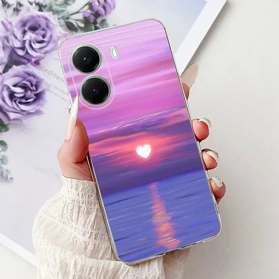 For Xiaomi Poco X7 Pro 5G Case Stylish Painted Cover Clear Silicone Phone Case For Xiaomi Poco X7 PocoX7 Pro X7Pro 5G Soft Shell GreatEagleInc