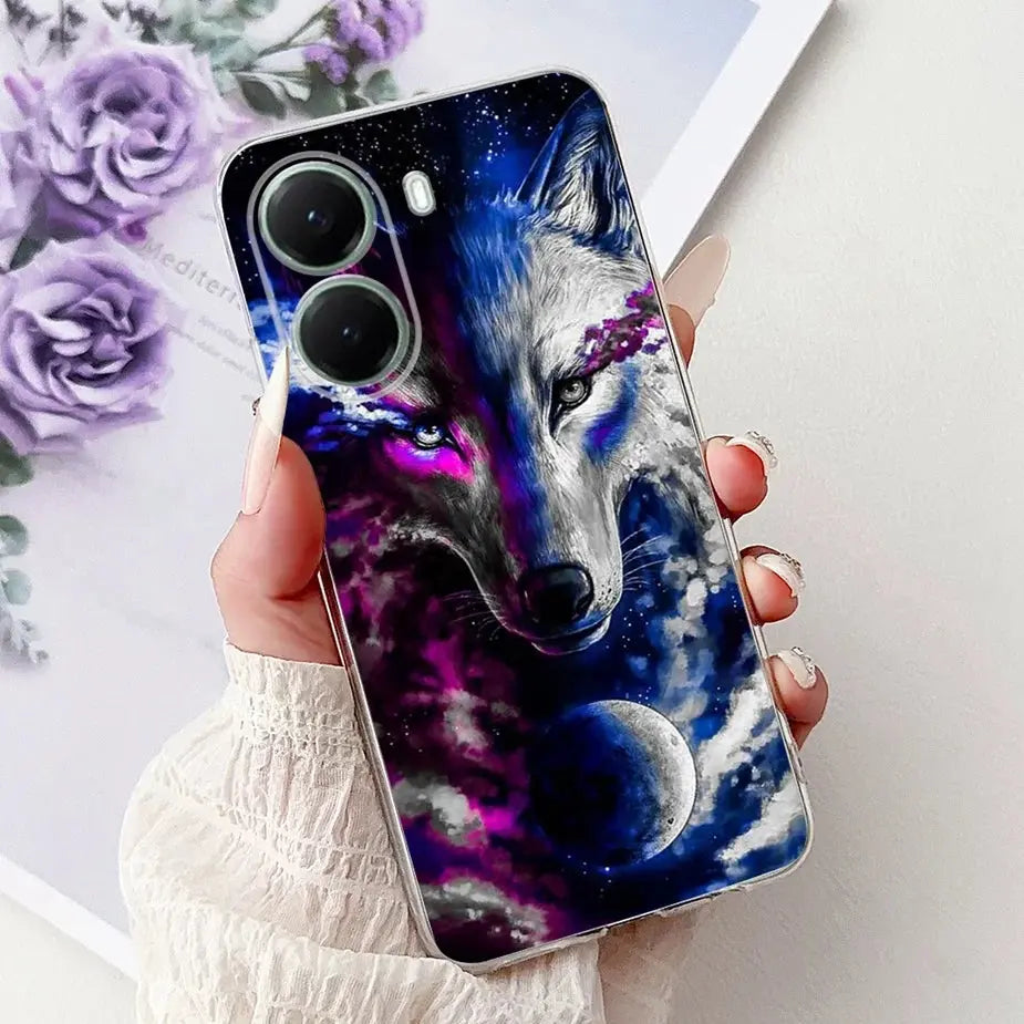 For Xiaomi Poco X7 Pro 5G Case Stylish Painted Cover Clear Silicone Phone Case For Xiaomi Poco X7 PocoX7 Pro X7Pro 5G Soft Shell GreatEagleInc