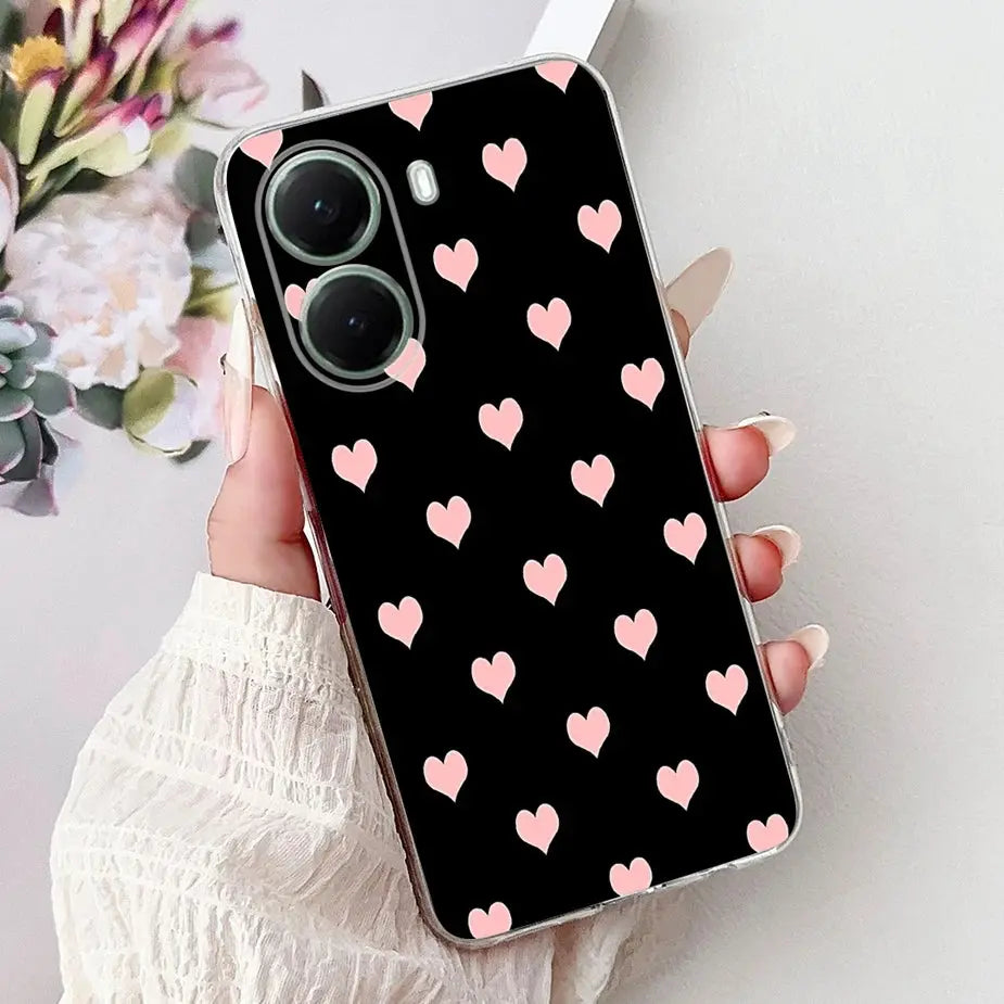 For Xiaomi Poco X7 Pro 5G Case Stylish Painted Cover Clear Silicone Phone Case For Xiaomi Poco X7 PocoX7 Pro X7Pro 5G Soft Shell GreatEagleInc