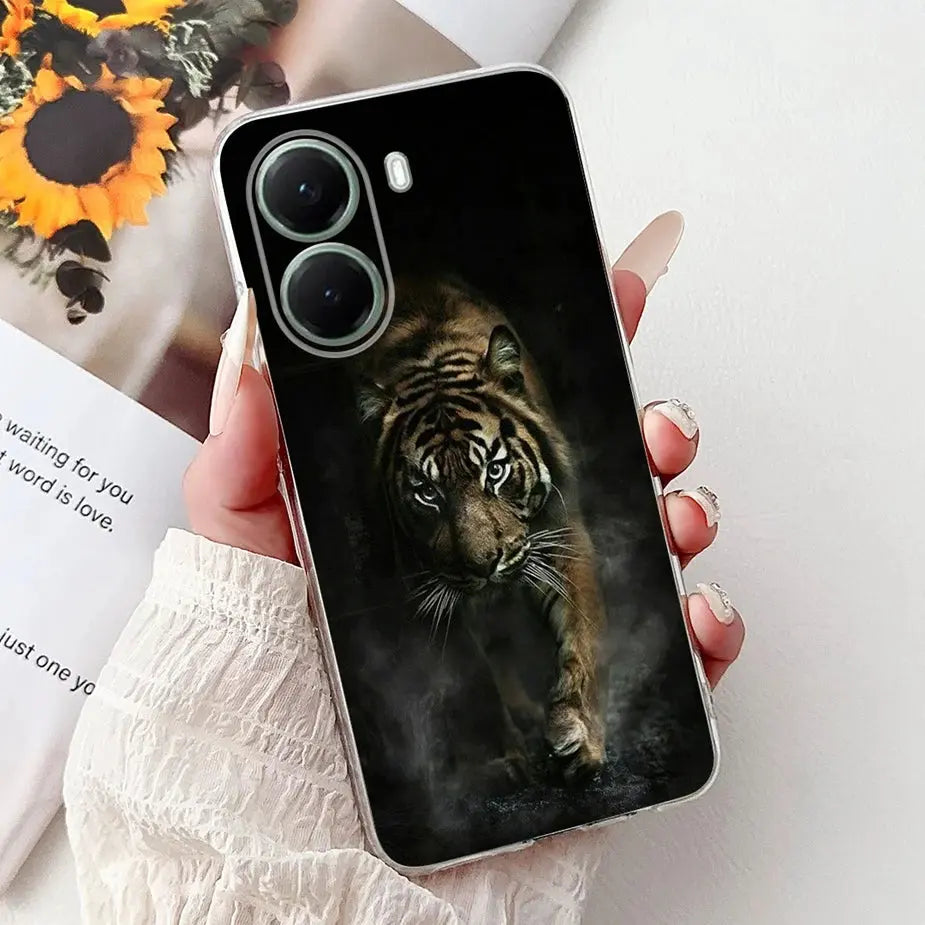 For Xiaomi Poco X7 Pro 5G Case Stylish Painted Cover Clear Silicone Phone Case For Xiaomi Poco X7 PocoX7 Pro X7Pro 5G Soft Shell GreatEagleInc