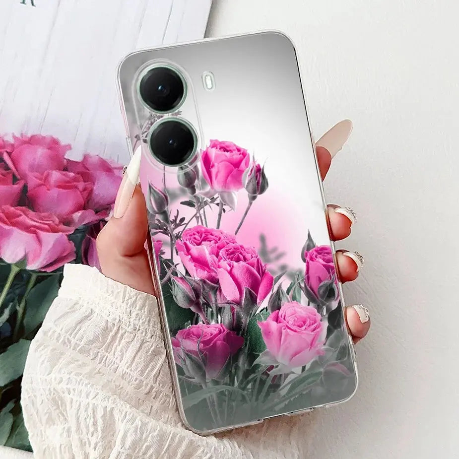 For Xiaomi Poco X7 Pro 5G Case Stylish Painted Cover Clear Silicone Phone Case For Xiaomi Poco X7 PocoX7 Pro X7Pro 5G Soft Shell GreatEagleInc