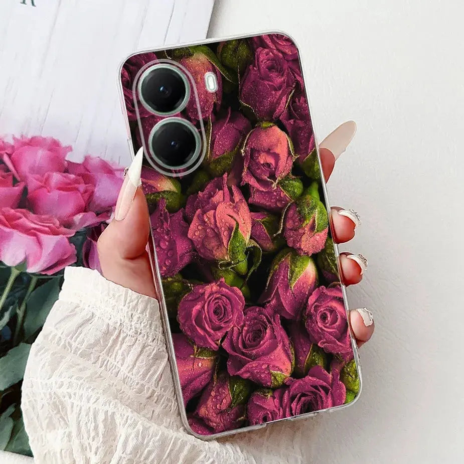For Xiaomi Poco X7 Pro 5G Case Stylish Painted Cover Clear Silicone Phone Case For Xiaomi Poco X7 PocoX7 Pro X7Pro 5G Soft Shell GreatEagleInc