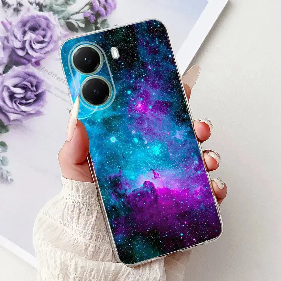 For Xiaomi Poco X7 Pro 5G Case Stylish Painted Cover Clear Silicone Phone Case For Xiaomi Poco X7 PocoX7 Pro X7Pro 5G Soft Shell GreatEagleInc