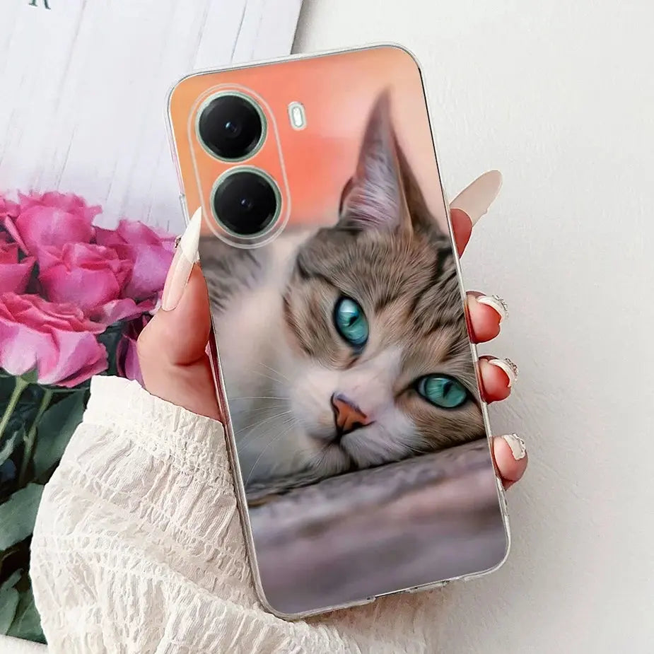 For Xiaomi Poco X7 Pro 5G Case Stylish Painted Cover Clear Silicone Phone Case For Xiaomi Poco X7 PocoX7 Pro X7Pro 5G Soft Shell GreatEagleInc