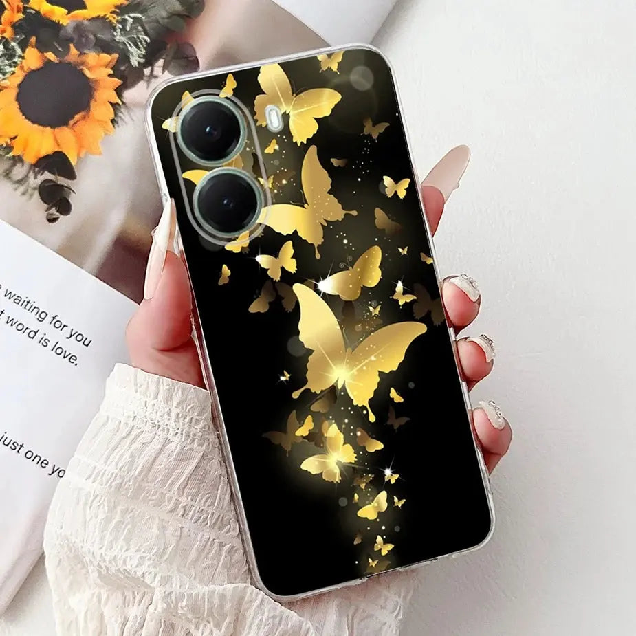 For Xiaomi Poco X7 Pro 5G Case Stylish Painted Cover Clear Silicone Phone Case For Xiaomi Poco X7 PocoX7 Pro X7Pro 5G Soft Shell GreatEagleInc