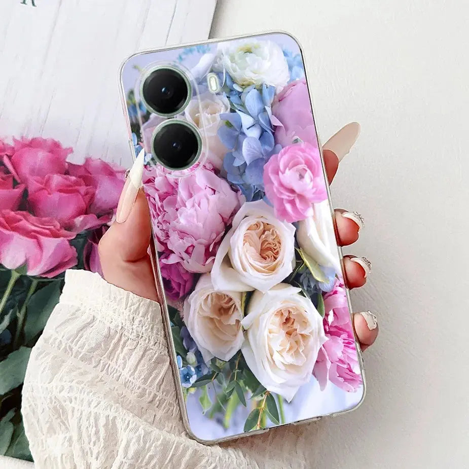 For Xiaomi Poco X7 Pro 5G Case Stylish Painted Cover Clear Silicone Phone Case For Xiaomi Poco X7 PocoX7 Pro X7Pro 5G Soft Shell GreatEagleInc