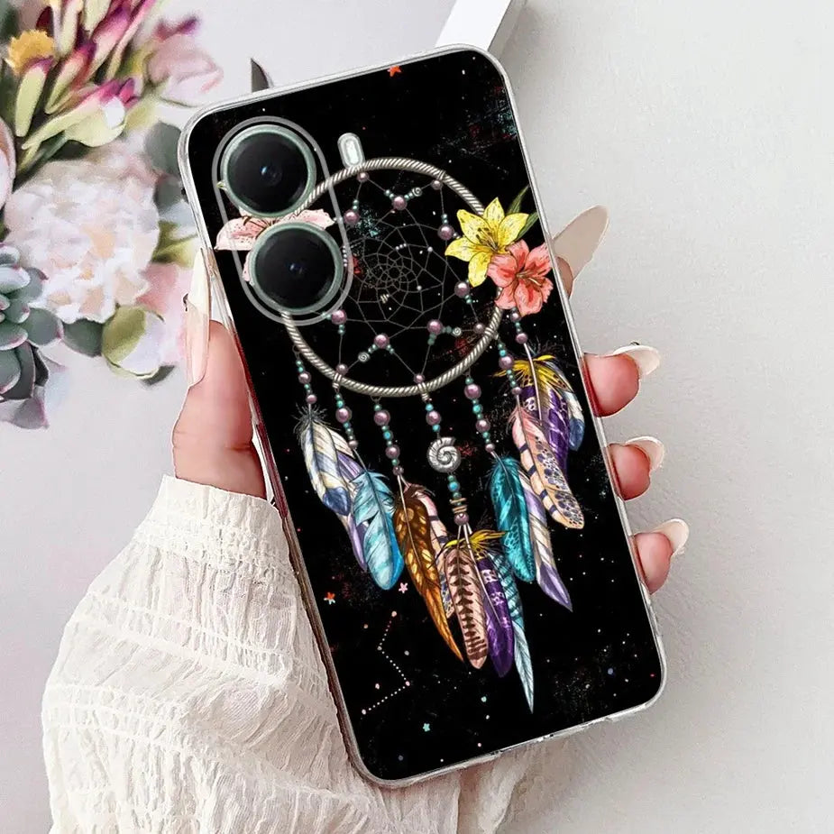 For Xiaomi Poco X7 Pro 5G Case Stylish Painted Cover Clear Silicone Phone Case For Xiaomi Poco X7 PocoX7 Pro X7Pro 5G Soft Shell GreatEagleInc