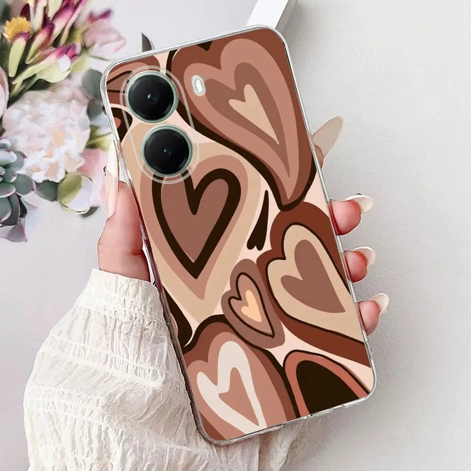 For Xiaomi Poco X7 Pro 5G Case Stylish Painted Cover Clear Silicone Phone Case For Xiaomi Poco X7 PocoX7 Pro X7Pro 5G Soft Shell GreatEagleInc