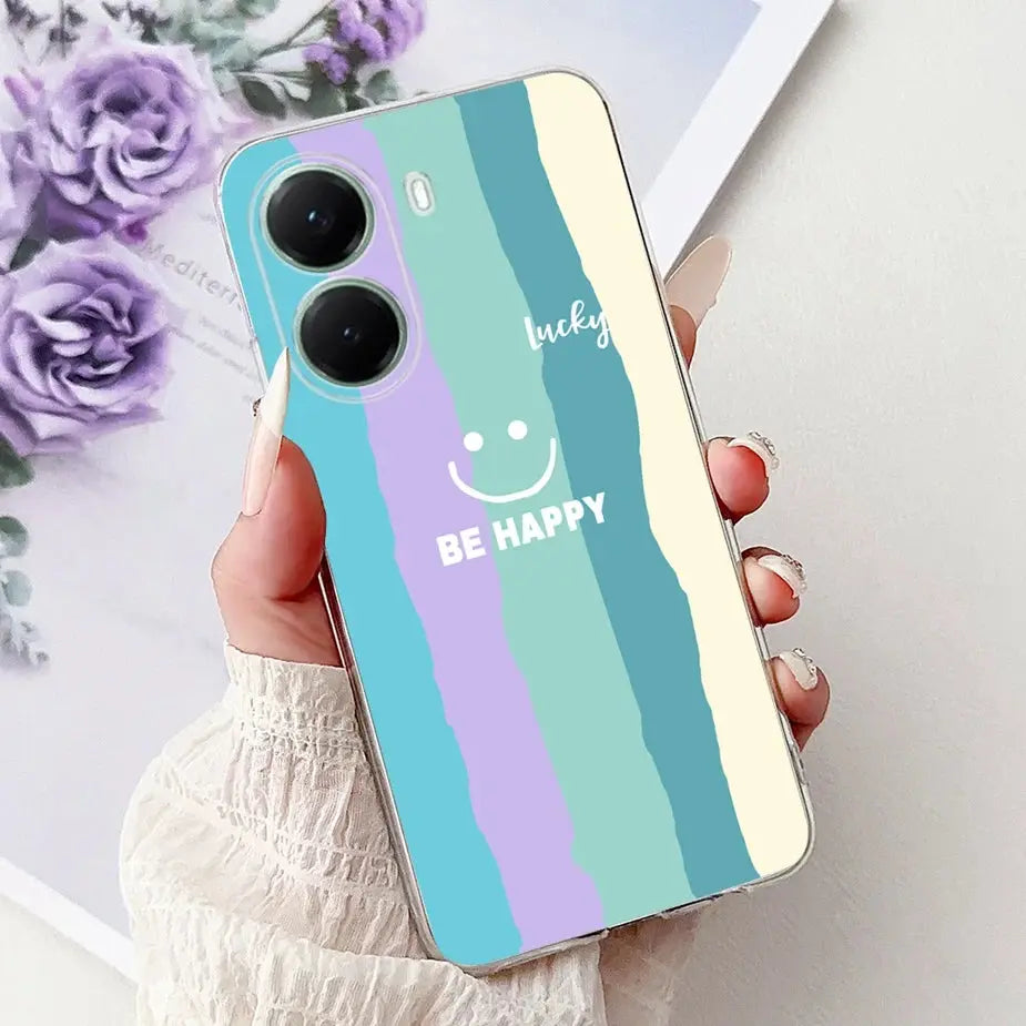 For Xiaomi Poco X7 Pro 5G Case Stylish Painted Cover Clear Silicone Phone Case For Xiaomi Poco X7 PocoX7 Pro X7Pro 5G Soft Shell GreatEagleInc